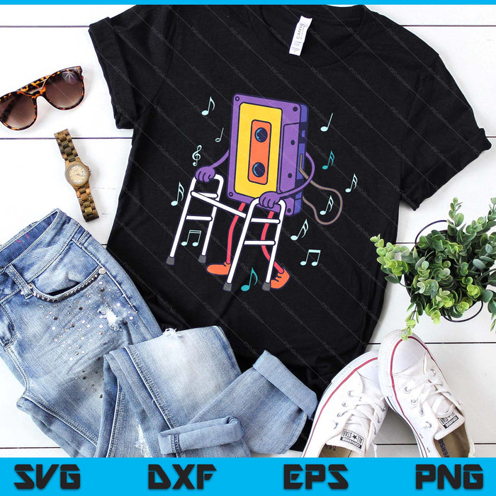 Cassette Tape Retro Vintage 70's 80's 90's Music SVG PNG Digital Printable Files