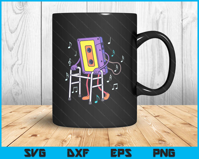 Cassette Tape Retro Vintage 70's 80's 90's Music SVG PNG Digital Printable Files