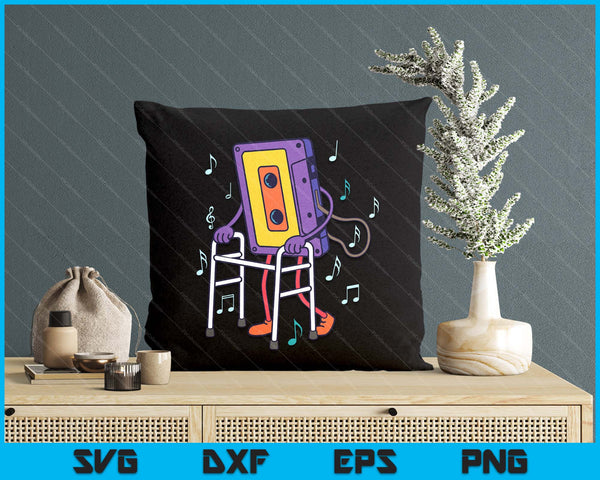 Cassette Tape Retro Vintage 70's 80's 90's Music SVG PNG Digital Printable Files