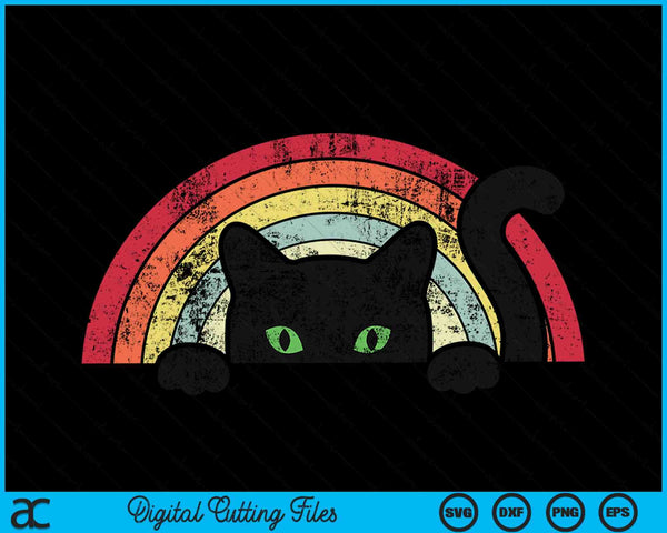 Cat Vintage Cute Cat Lover SVG PNG Digital Cutting Files