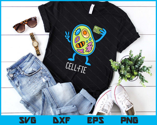Cell Fie Funny Cellfie Selfie Biology Science Teacher SVG PNG Digital Printable Files