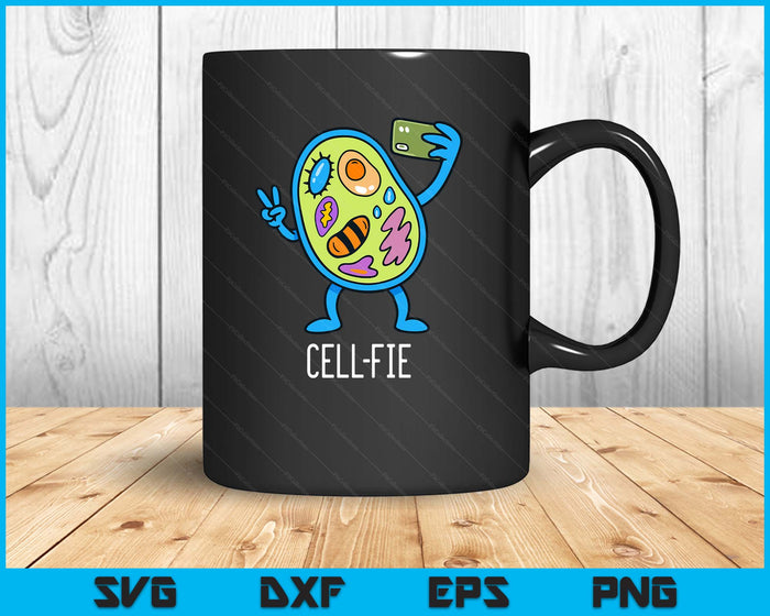 Cell Fie Funny Cellfie Selfie Biology Science Teacher SVG PNG Digital Printable Files