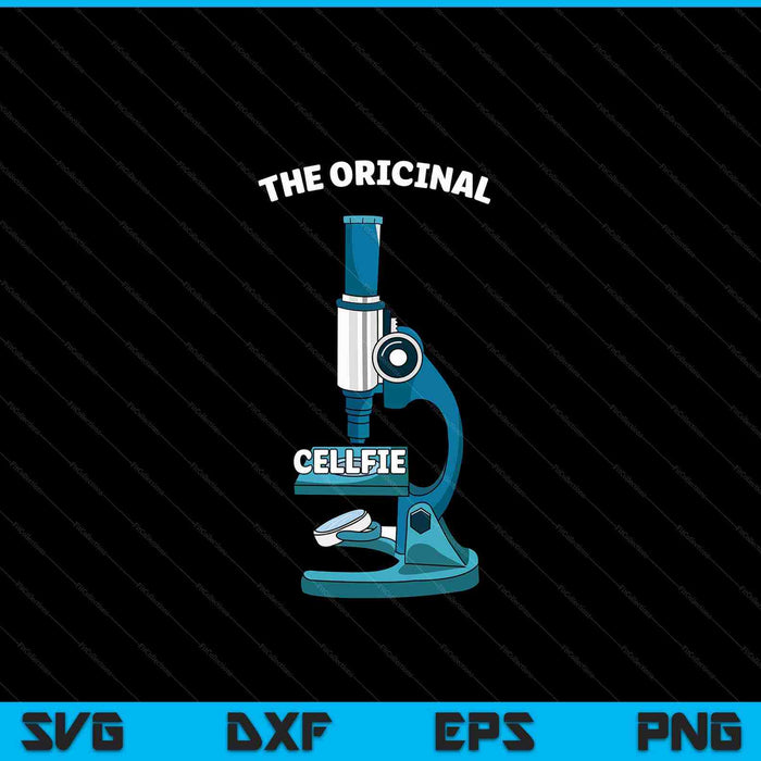 Cellfie biology microbiologist microscope cytologist SVG cut file