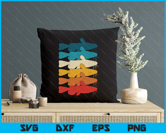 Channel Catfish Vintage Fish Catfish Fishing SVG PNG Digital Printable Files