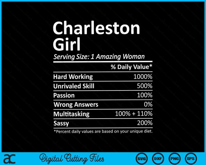 Charleston Girl SC Carolina del Sur City Home Roots SVG PNG Archivos de corte digital