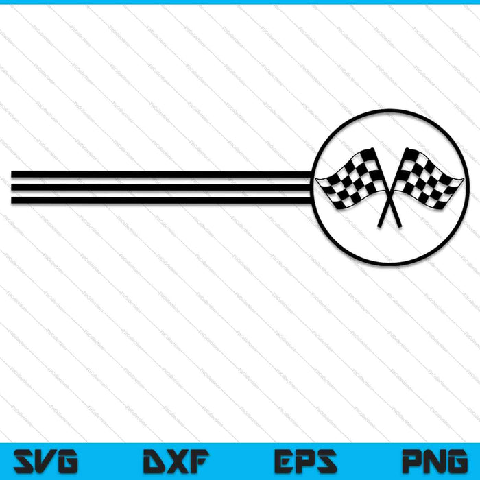 Checker Flag Dirt Track Racing Checkered Flag Racing Rally SVG PNG Cutting Printable Files