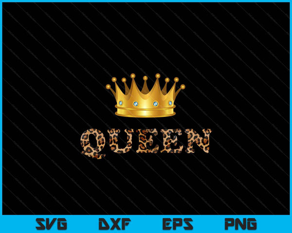 Cheetah print queen king pajamas couples matching SVG cut file