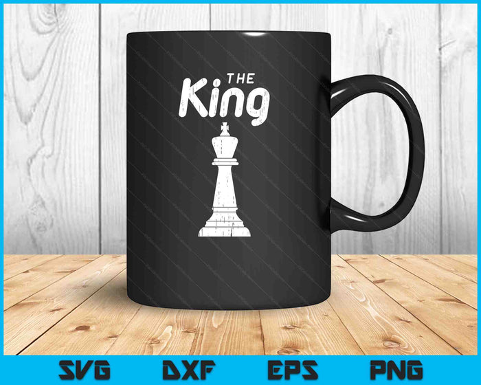 Chess Piece The King Shirt Halloween Matching Costume SVG PNG Digital Printable Files
