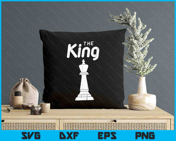 Chess Piece The King Shirt Halloween Matching Costume SVG PNG Digital Printable Files