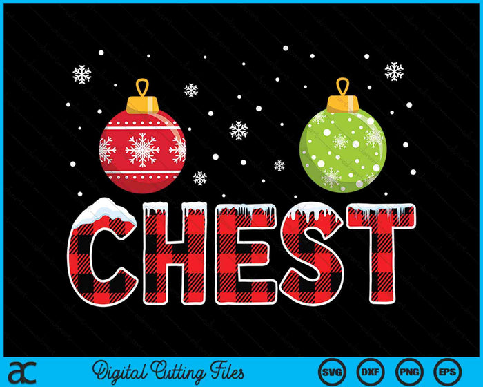 Chest Nuts Christmas SVG PNG Digital Cutting Files