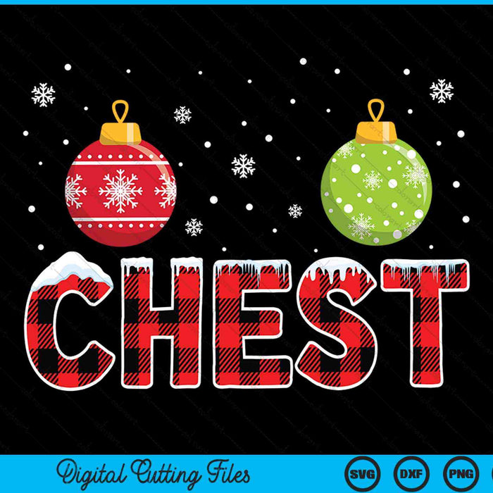 Chest nuts Christmas SVG cut file