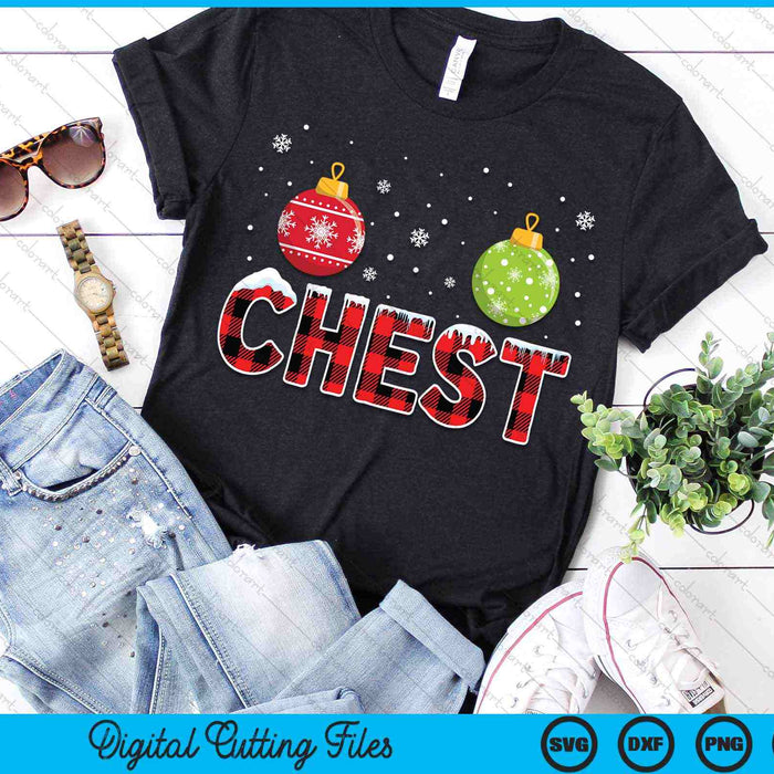 Chest Nuts Christmas SVG PNG Digital Cutting Files