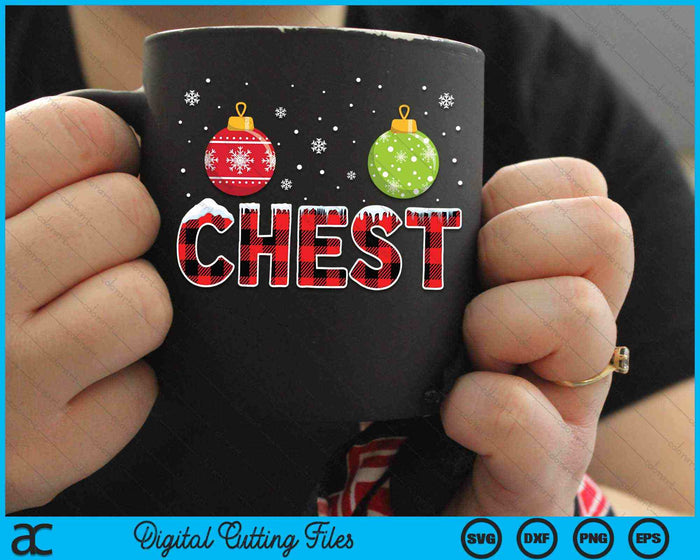 Chest Nuts Christmas SVG PNG Digital Cutting Files