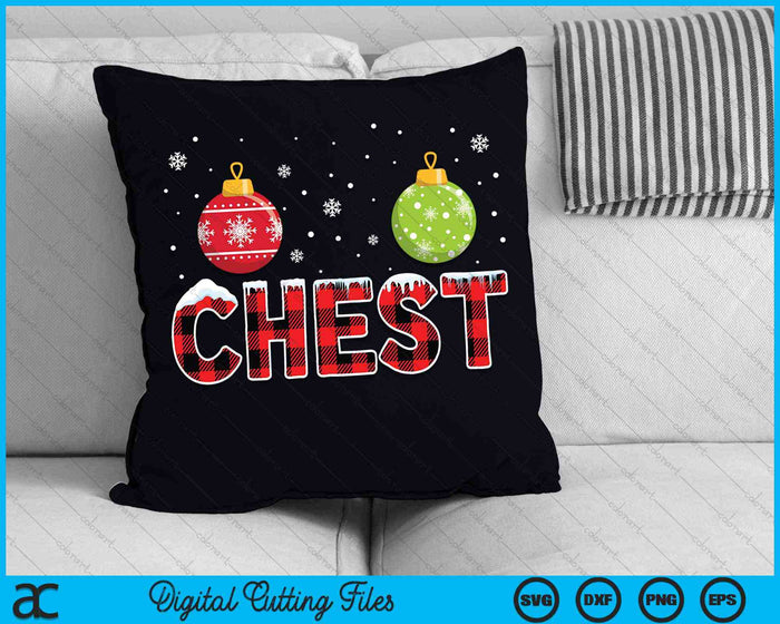 Chest Nuts Christmas SVG PNG Digital Cutting Files