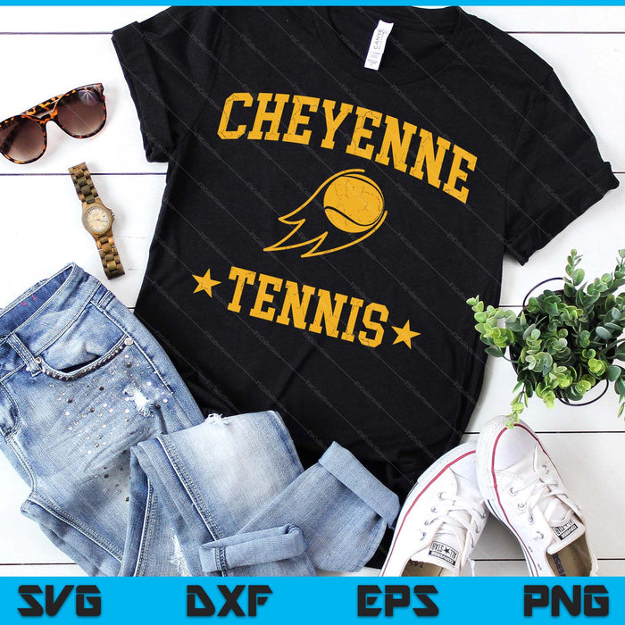 Cheyenne Rapids Tennis Vintage Gameday Retro Tennis Lover SVG PNG Digital Printable Files
