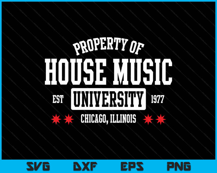 Chicago House Music Dj Edm SVG PNG Digital Printable Files