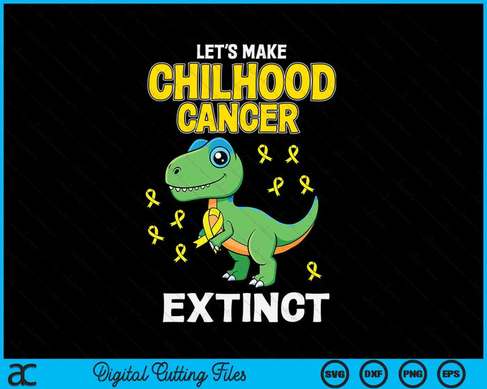 Childhood Cancer Extinct Dinosaur Dino Pediatrician Pedia SVG PNG Digital Cutting File