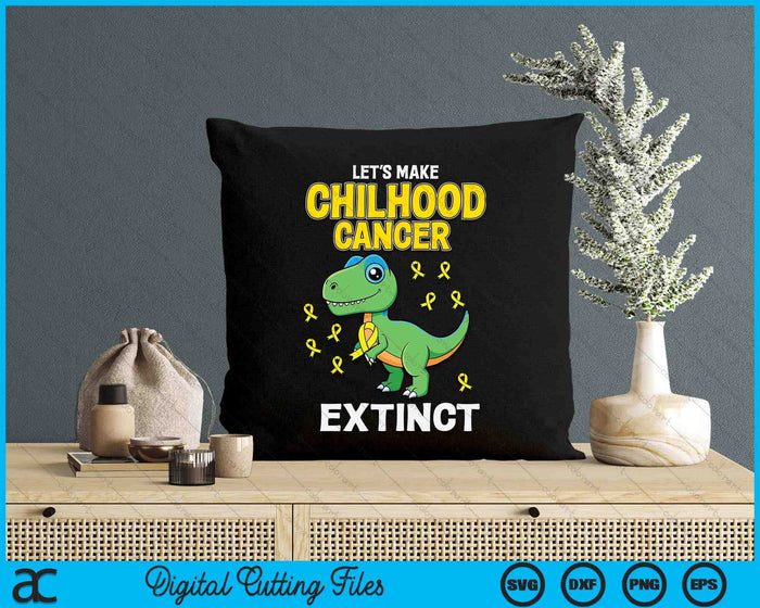 Childhood Cancer Extinct Dinosaur Dino Pediatrician Pedia SVG PNG Digital Cutting File