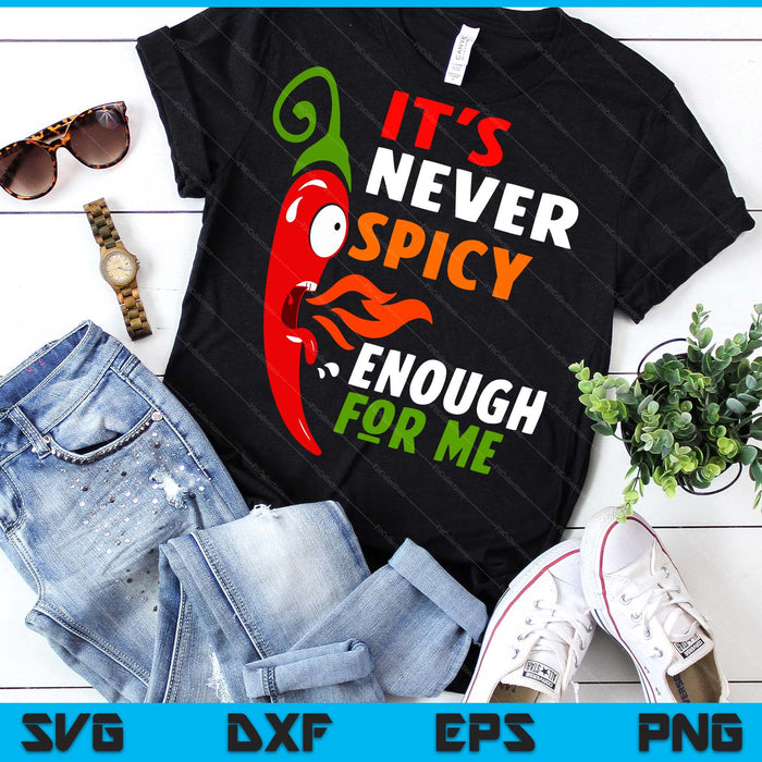 Chili Red Pepper Funny Gift For Hot Spicy Food & Sauce Lover SVG PNG Digital Printable Files