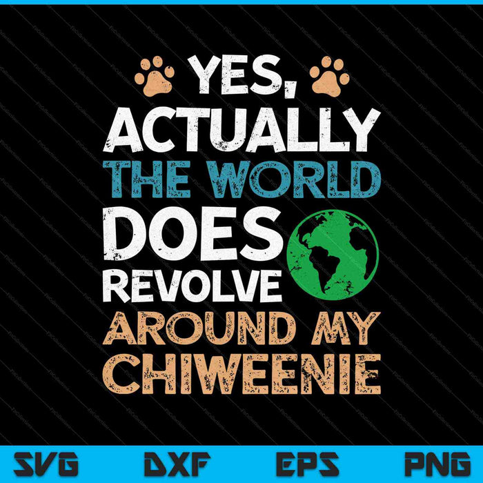 Chiweenie Dog Lover Regalos Divertido Chiweenie SVG PNG Cortar archivos imprimibles