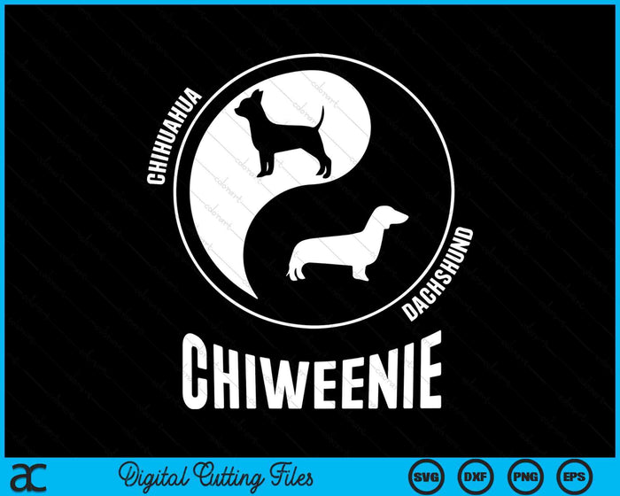 Chiweenie Dog Lovers Breeders Gift Pet Chiweenie SVG PNG Digital Cutting Files