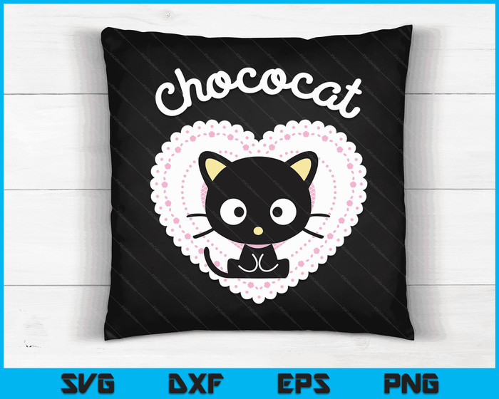 Chococat Sweet Valentine Tee Shirt SVG PNG Digital Cutting Files