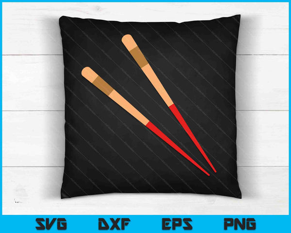 Chopstick Easy Sushi en Chopstick paar Halloween kostuum SVG PNG digitale snijbestanden