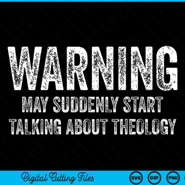 Christian evangelism religious warning talking about theology SVG cut file