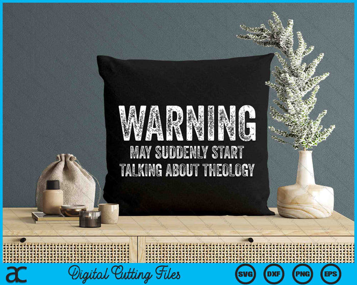 Christian Evangelism Religious Warning Talking About Theology SVG PNG Digital Cutting Files