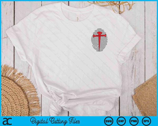 Christian Identity SVG PNG Digital Printable Files - on a t-shirt