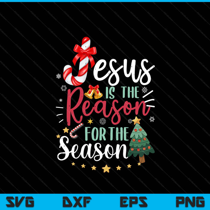 Christian Jesus The Reason Christmas Stocking Stuffer SVG PNG Digital Printable Files