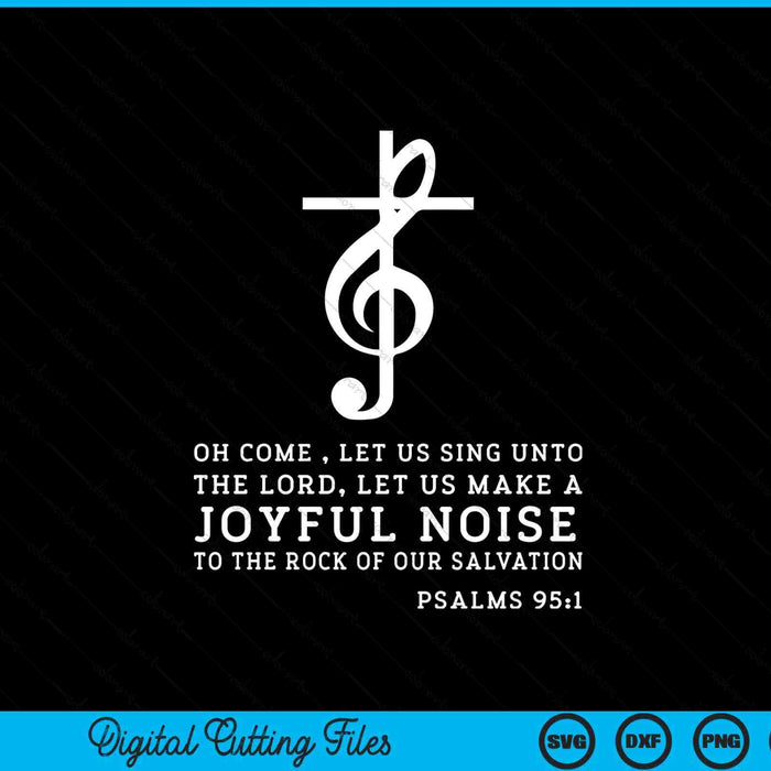Christian music cross treble clef musical SVG cut file