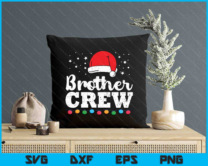 Christmas Brother Crew SVG PNG Digital Printable Files