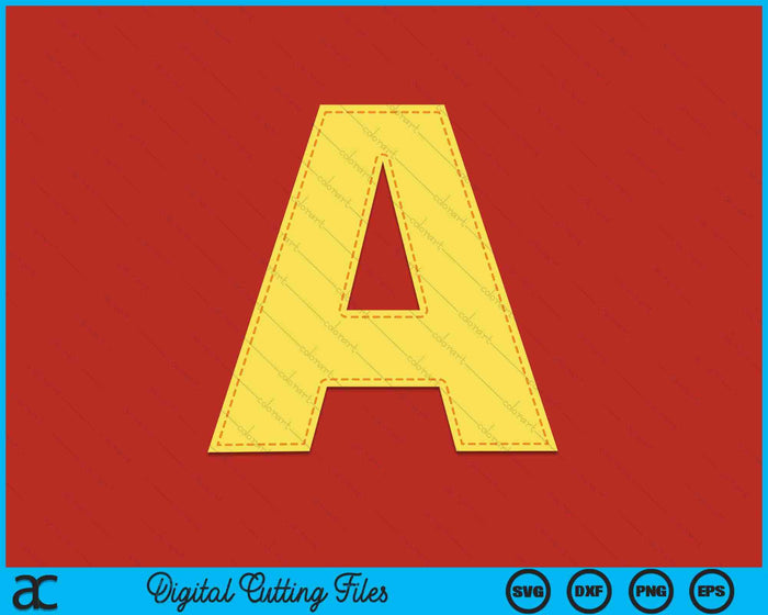 Christmas Chipmunks Costume Letter A Christmas SVG PNG Digital Printable Files