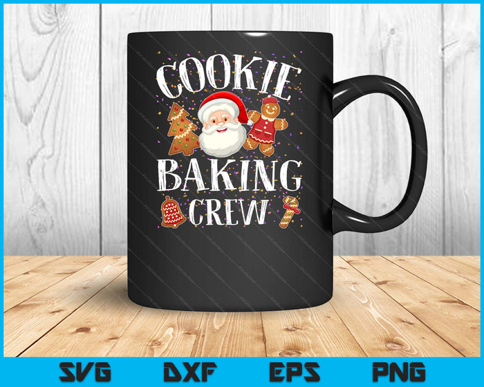 Christmas Cookie Baking Crew Cookie Crew Family Christmas SVG PNG Digital Printable Files