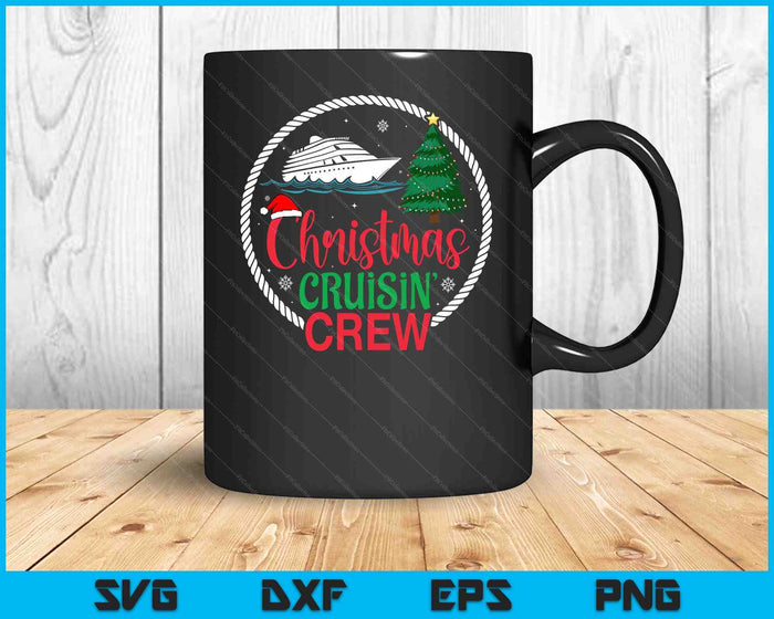 Christmas Cruise Squad Family Vacation Matching Family SVG PNG Digital Printable Files
