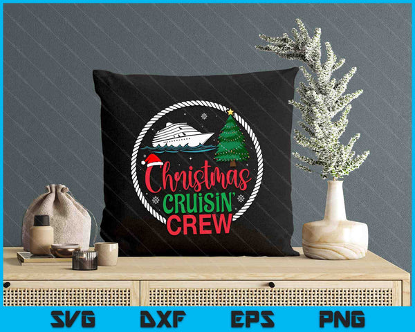 Christmas Cruise Squad Family Vacation Matching Family SVG PNG Digital Printable Files