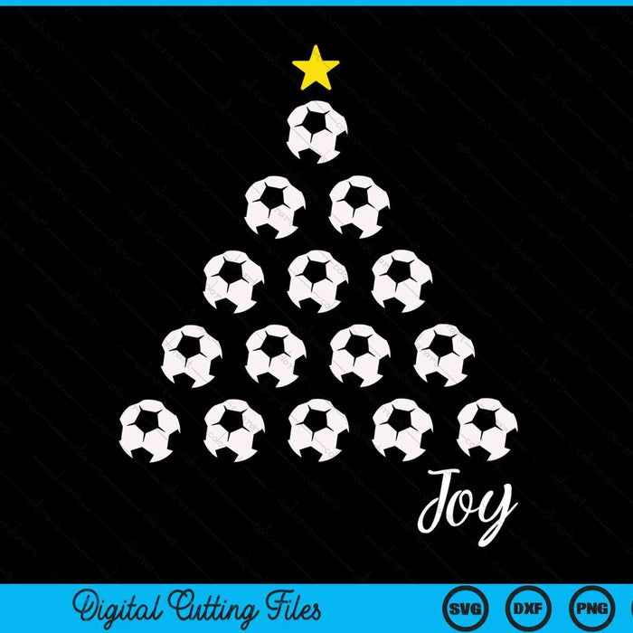 Christmas football Christmas tree SVG cut file