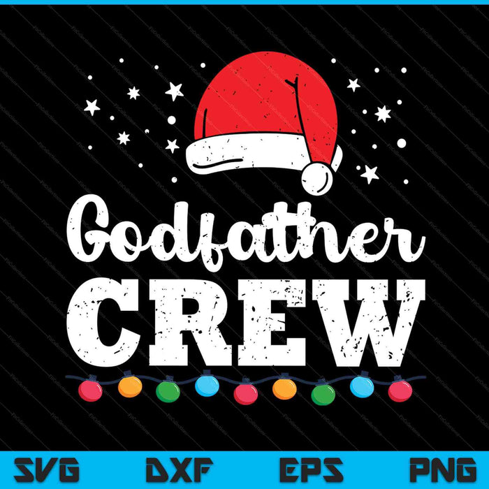 Christmas godfather crew SVG cut file