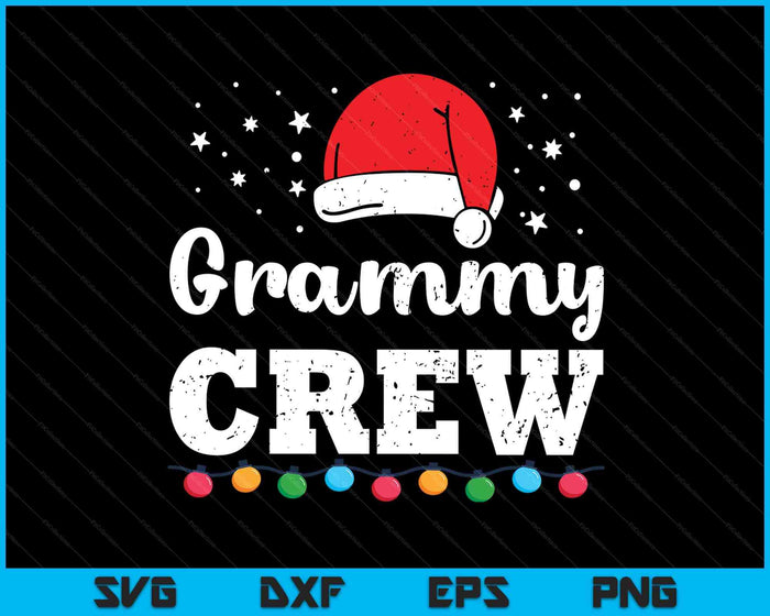 Christmas Grammy Crew SVG PNG Digital Printable Files