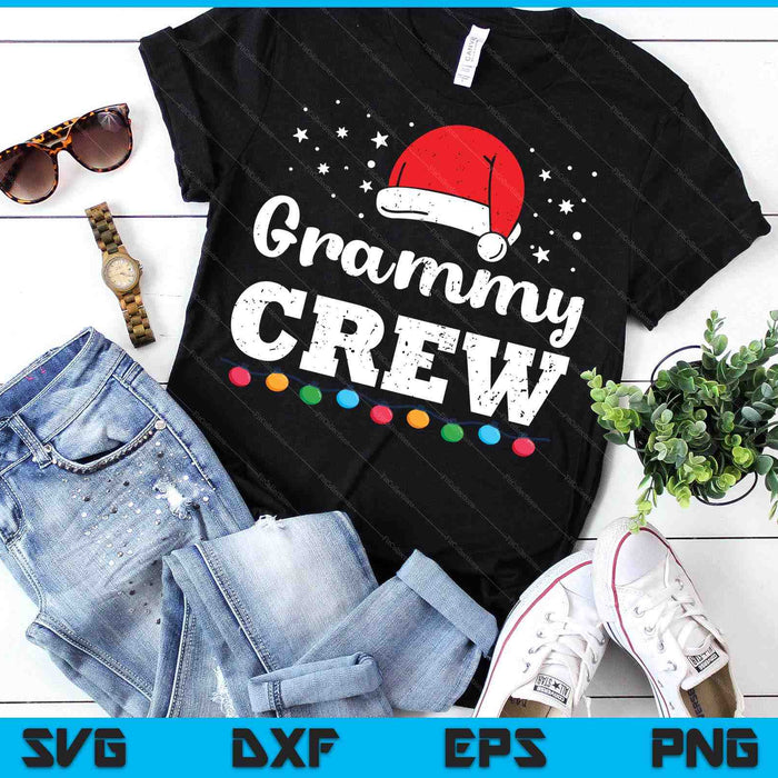 Christmas Grammy Crew SVG PNG Digital Printable Files