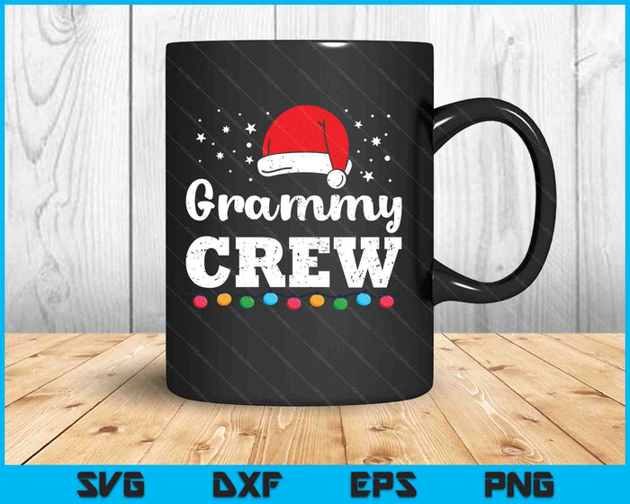 Christmas Grammy Crew SVG PNG Digital Printable Files