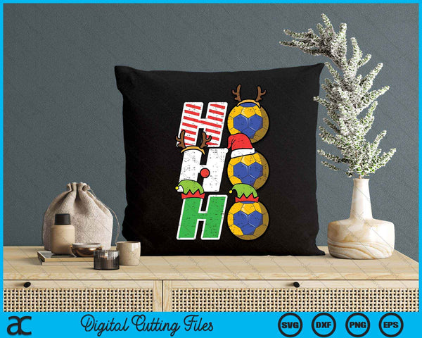 Christmas Handball Ho Ho Ho Handball Xmas Sport SVG PNG Digital Printable Files