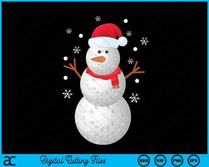 Christmas Hockey Snowman SVG PNG Digital Printable Files