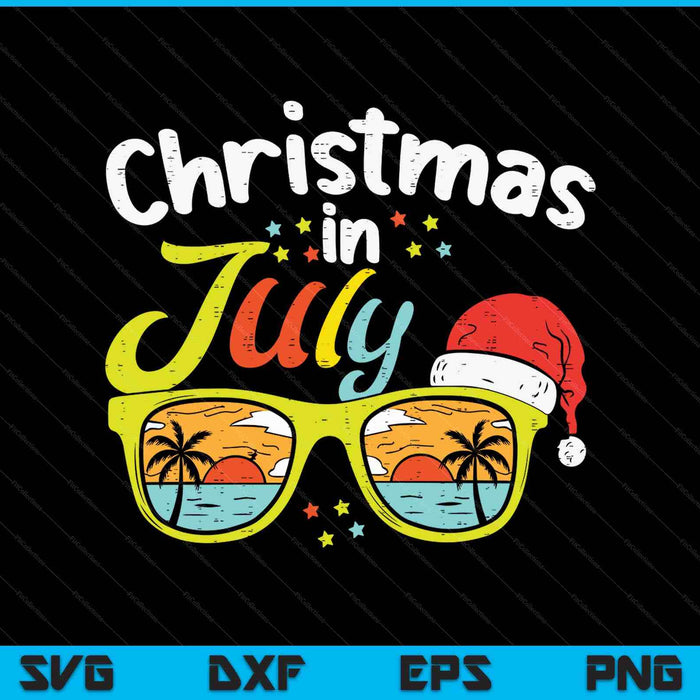 Christmas In July Shirts Women Men Kids Xmas SVG PNG Digital Printable Files