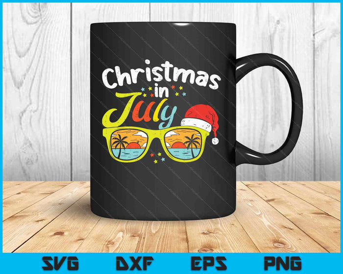 Christmas In July Shirts Women Men Kids Xmas SVG PNG Digital Printable Files