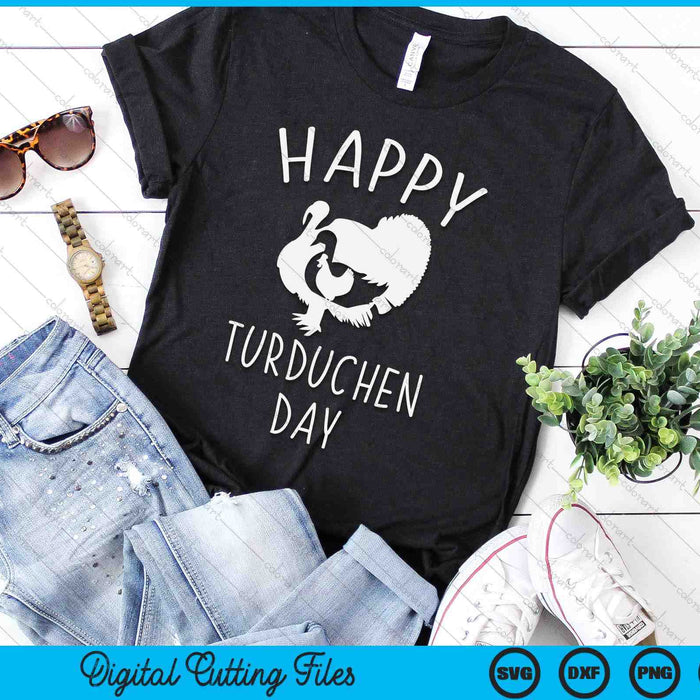 Christmas Or Thanksgiving Happy Turducken Day SVG PNG Digital Cutting Files