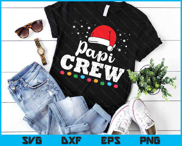 Christmas Papi Crew SVG PNG Digital Printable Files