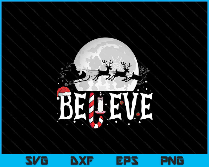 Christmas Santa Claus Christmas Faith SVG PNG Digital Printable Files
