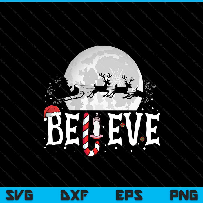Christmas Santa Claus Christmas Faith SVG PNG Digital Printable Files